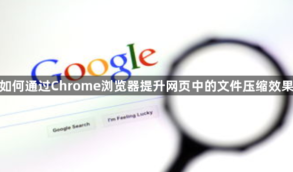 如何通过Chrome浏览器提升网页中的文件压缩效果1