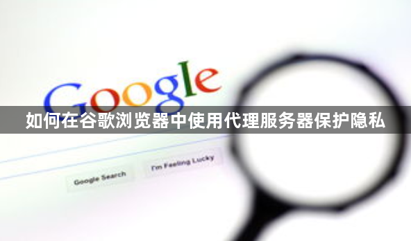 如何在谷歌浏览器中使用代理服务器保护隐私1