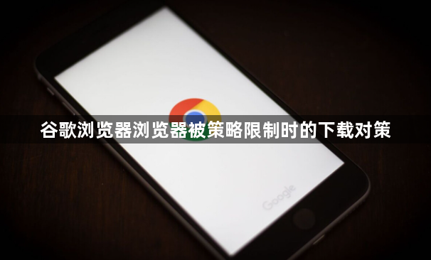 谷歌浏览器浏览器被策略限制时的下载对策1