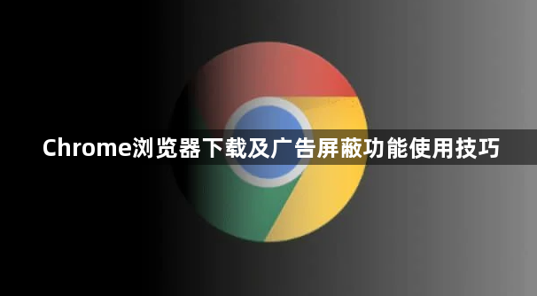 Chrome浏览器下载及广告屏蔽功能使用技巧1
