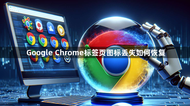 Google Chrome标签页图标丢失如何恢复1