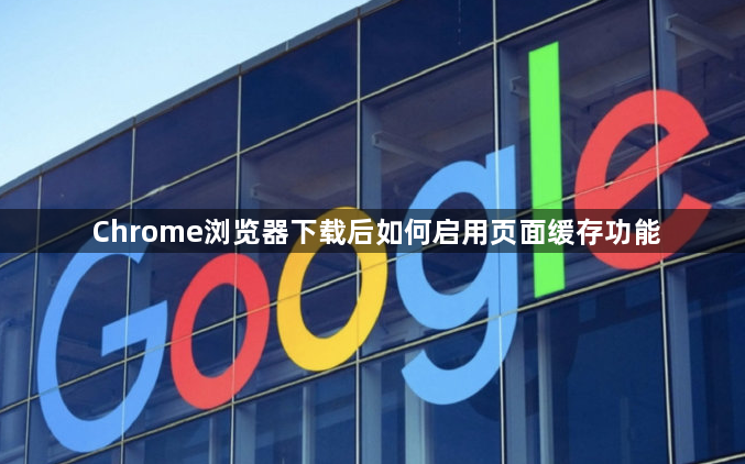 Chrome浏览器下载后如何启用页面缓存功能1
