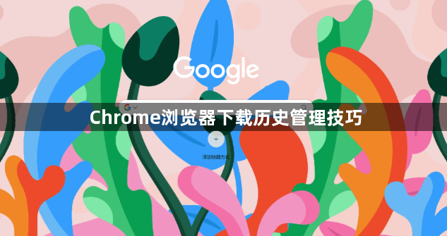 Chrome浏览器下载历史管理技巧1