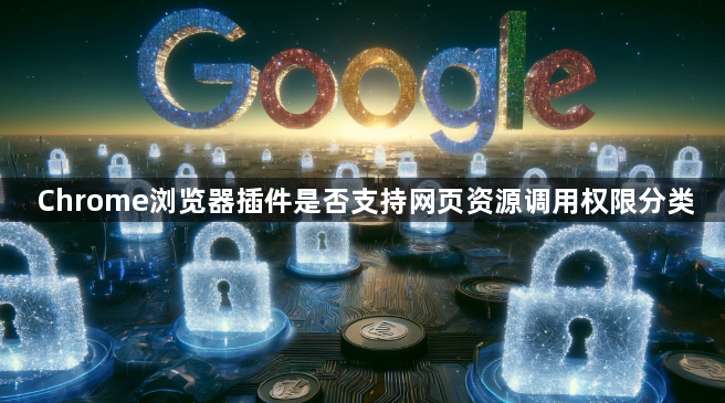 Chrome浏览器插件是否支持网页资源调用权限分类1