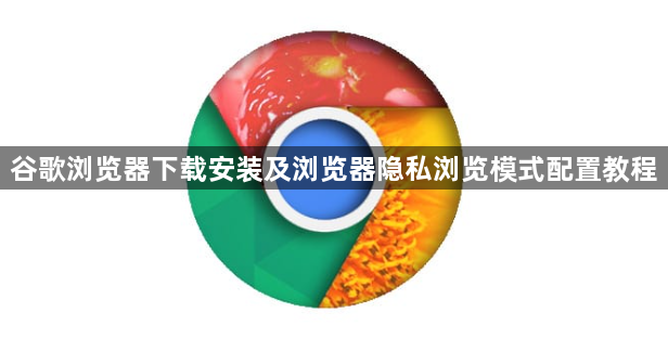 谷歌浏览器下载安装及浏览器隐私浏览模式配置教程1