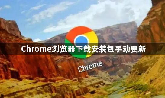 Chrome浏览器下载安装包手动更新1