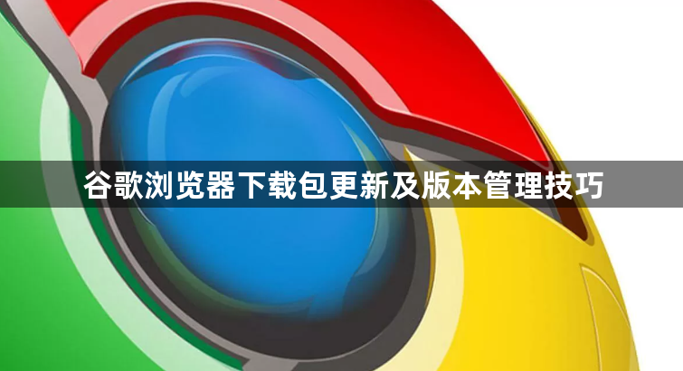 谷歌浏览器下载包更新及版本管理技巧1