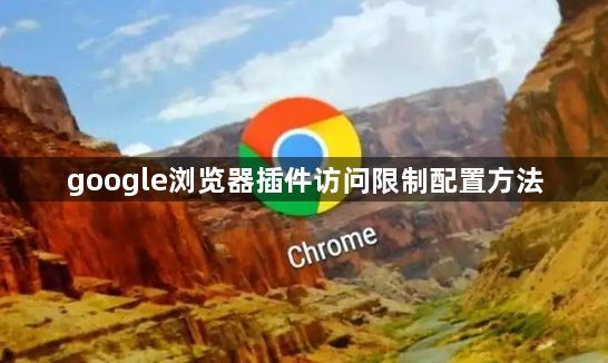 google浏览器插件访问限制配置方法1