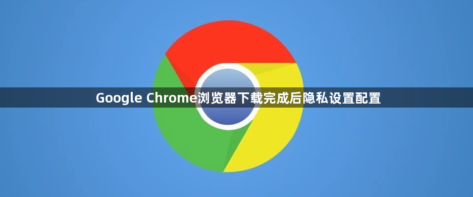 Google Chrome浏览器下载完成后隐私设置配置1