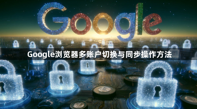 Google浏览器多账户切换与同步操作方法1